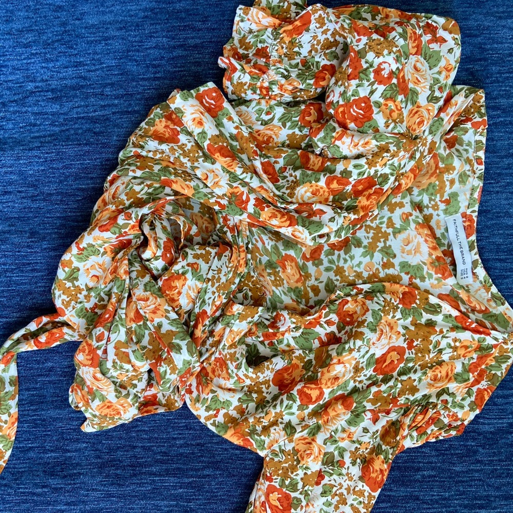 Faithful The Brand Wrap Crop Top Gem